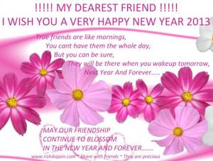 Year 2013 wishes, Quotes, New year greetings for friends, Friendship ...
