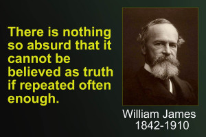 william james - repeated is truth