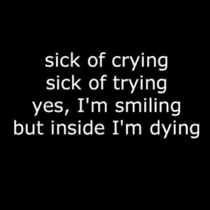 dying inside quotes