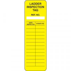 and Safety Tags > Workzone & Jobsite Tags > Laddertag Ladder Safety ...