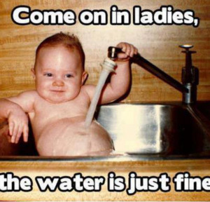 ... | Category: Funny Pictures // Tags: Funny baby in sink // July, 2013
