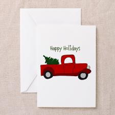 Truck Christmas Greeting Cards