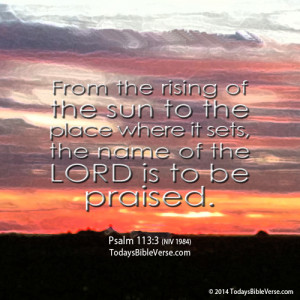Name of the Lord to be Praised