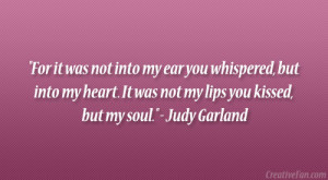 Judy Garland Quote