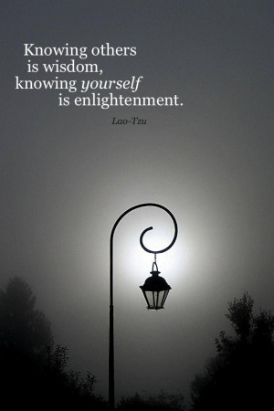 Know thyself