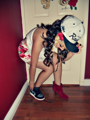 snackback #tomgirl #girl #swag #dope #nice #style #jordans