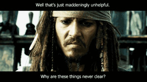 fail, pirates of the caribbean, captain jack sparrow, tests, unclear