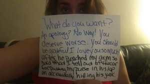 Survivors of Domestic Violence Quote the People who Attacked Them