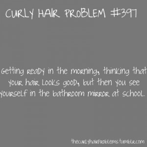 Curly hair problems