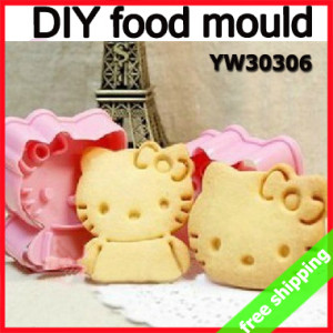 FREE SHIPPING kitty sushi mould egg rice cake CUTE KT ANIMAL DIY ...