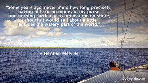 Inspirational Sailing Quote – Herman Mellville