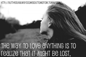 Inspirational Quotes About Love Lost