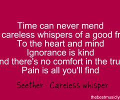 careless whisper images