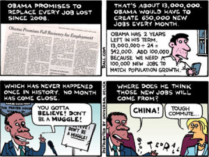 Ted Rall offers the real job picture