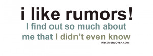 Like Rumors Facebook Cover
