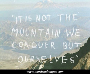 Mountain climbing quotes