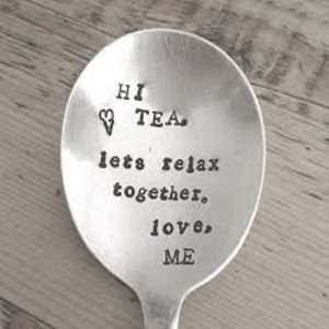 Hi Tea! Let's relax together, love, ME
