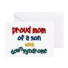 Proud Mom....2 (Son DS) Greeting Card for