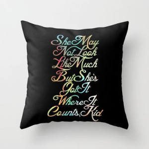 Star Wars Han Solo Millennium Falcon Quote Throw Pillow by foreverwars ...