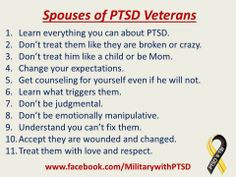 Spouses Of PTSD Veterans FYI More