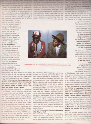 MAGAZINE OCTOBER 1992 Jean Michel Basquiat by Fred “Fab 5 Freddy ...