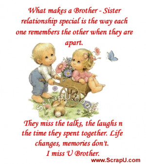 miss you brother quotes from sister brother and sister quotes