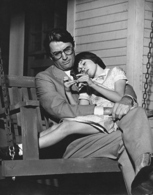 to kill a mockingbird, gregory peck atticus finch mary badham scout ...