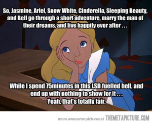 Funny photos funny Alice in Wonderland quote movie