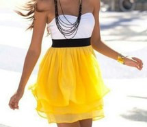 ... quotes, shoes, short dresses, summer dresses, sweet, white, yellow