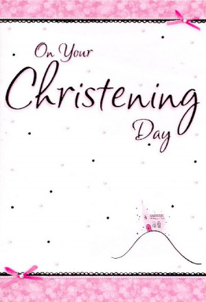 On Your Christening Day (Pink)