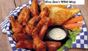 The BBQ Chicken Wings are meaty and sauced with Famous Dave’s Rich ...