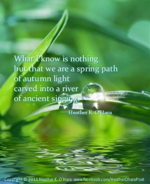 Poet Laureate Heather O'Hara