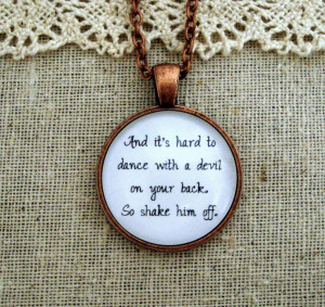 Florence and the Machine Shake It Out Inspired Lyrical Quote Necklace ...