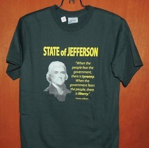 State-of-Jefferson-Quotes-Double-Sided-Short-Sleeve-T-shirt