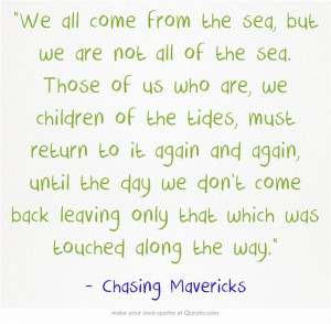 Chasing Mavericks Quote