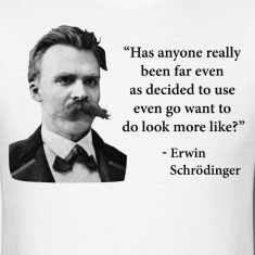 Friedrich Nietzsche Troll Quote T Shirts