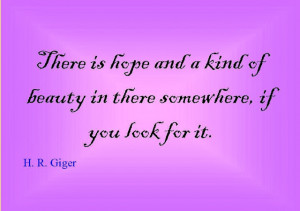 Quote of the Day : H. R. Giger