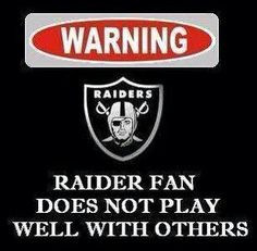 WARNING! Don't screw with Raider fans.