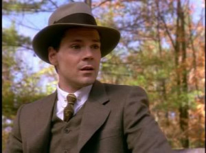 Gilbert Blythe at the train station in The Continuing Story.