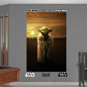 Star Wars Yoda Jedi Knights Mural Decal Sticker Wall Decal