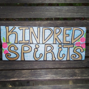 Kindred Spirits Wood Pallet Sign, Anne of Green Gables, LM Montgomery ...