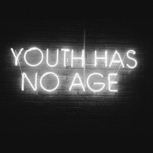 Youth Black And White Quote