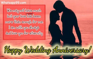 Love you for eternity wedding anniversary | whatsapp99.com