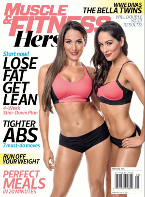 Nikki & Brie Bella – Muscle & Fitness Hers Magazine (May/June 2015)