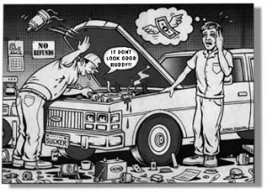 ... of auto repair all it takes is a few bad mechanics to spoil industry