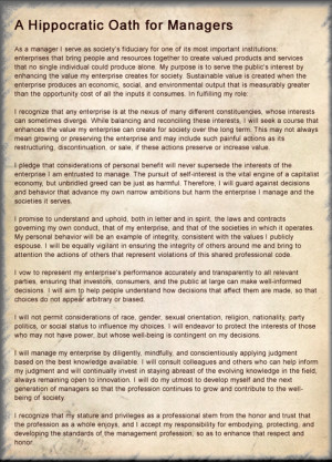 Hippocratic oath - Image of Hippocratic Oath