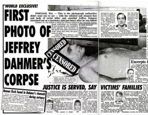 during autopsy. A autopsy done on cannibal killer Jeffrey Dahmer ...