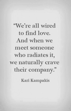 We're all wired to find love..