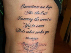 25 Inspirational Words For Tattoos You Should Check Today