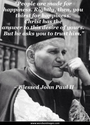 Pope john paul quotes